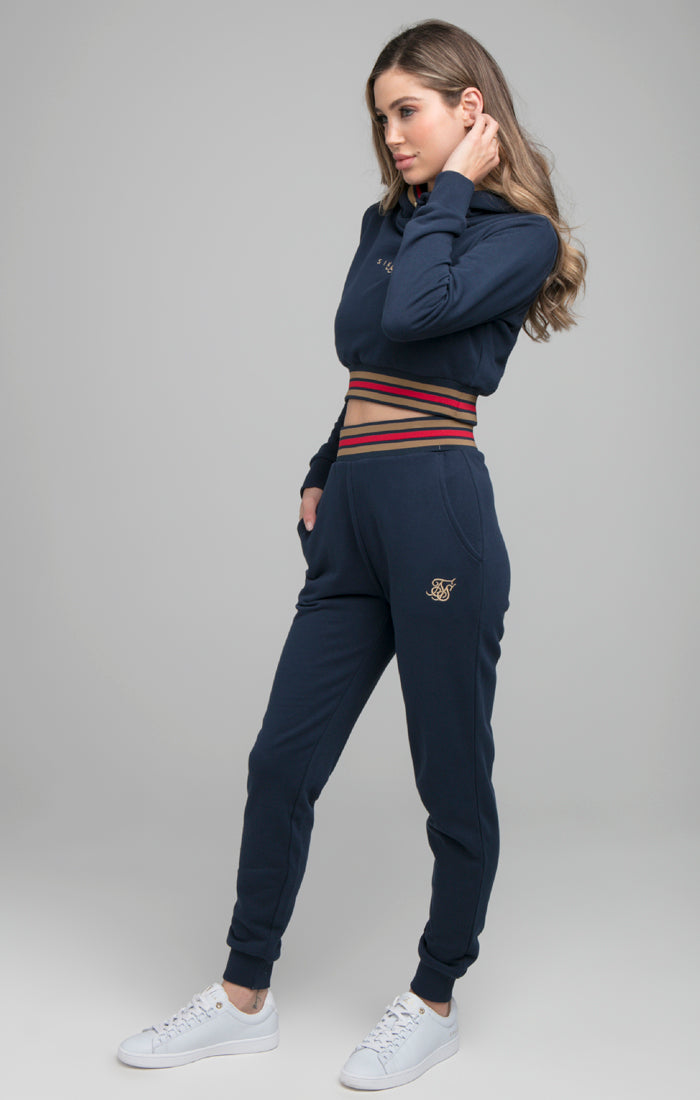 SikSilk Reign Track Top - Navy (4)