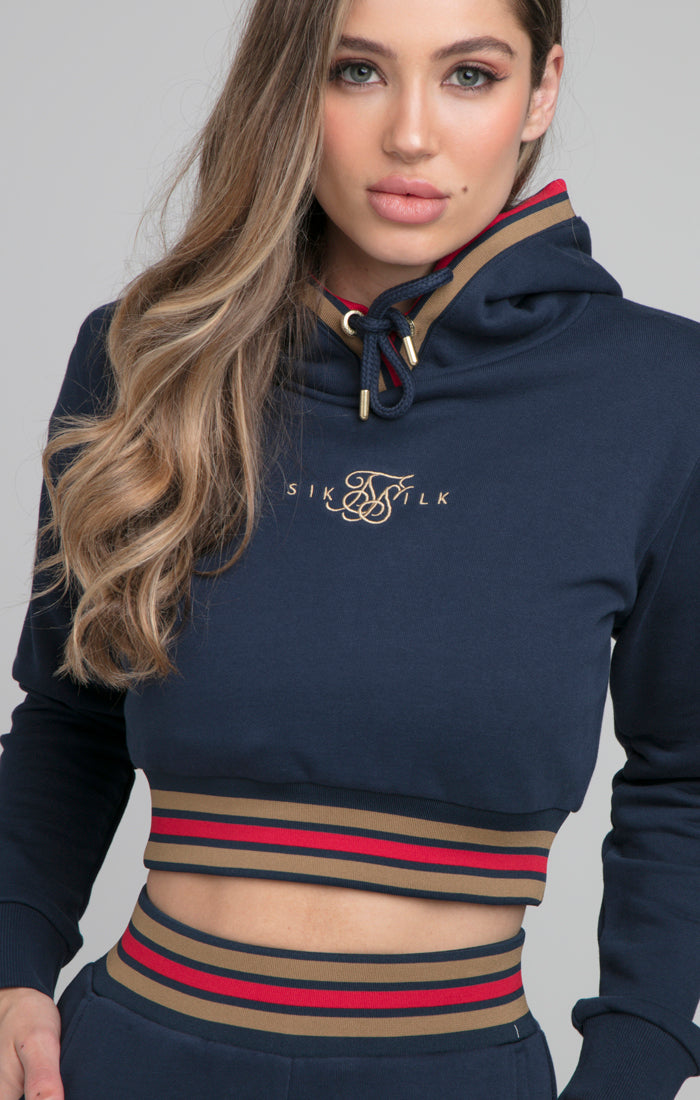 SikSilk Reign Track Top - Navy (1)
