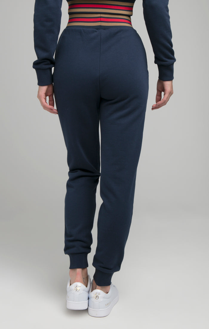 SikSilk Reign Track Pants - Navy (1)