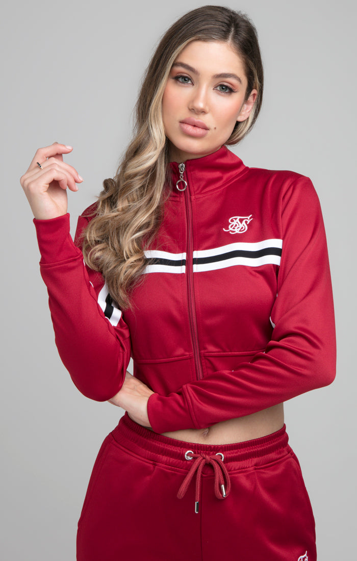SikSilk Prosperity Track Top - Red