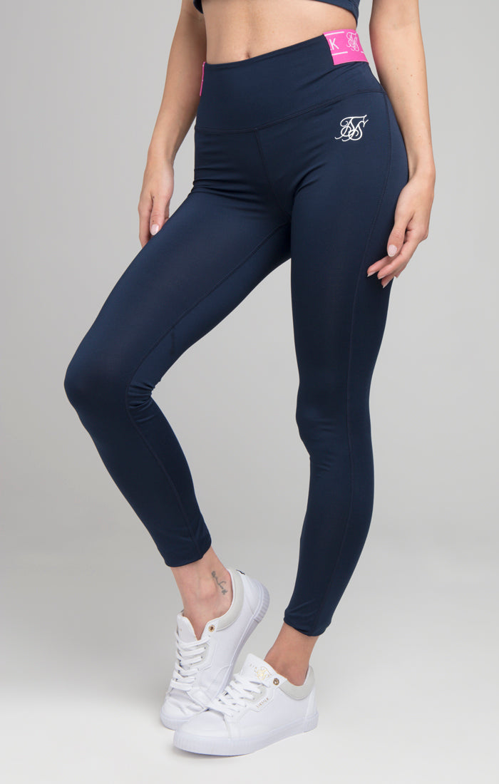 SikSilk Advantage Leggings - Navy