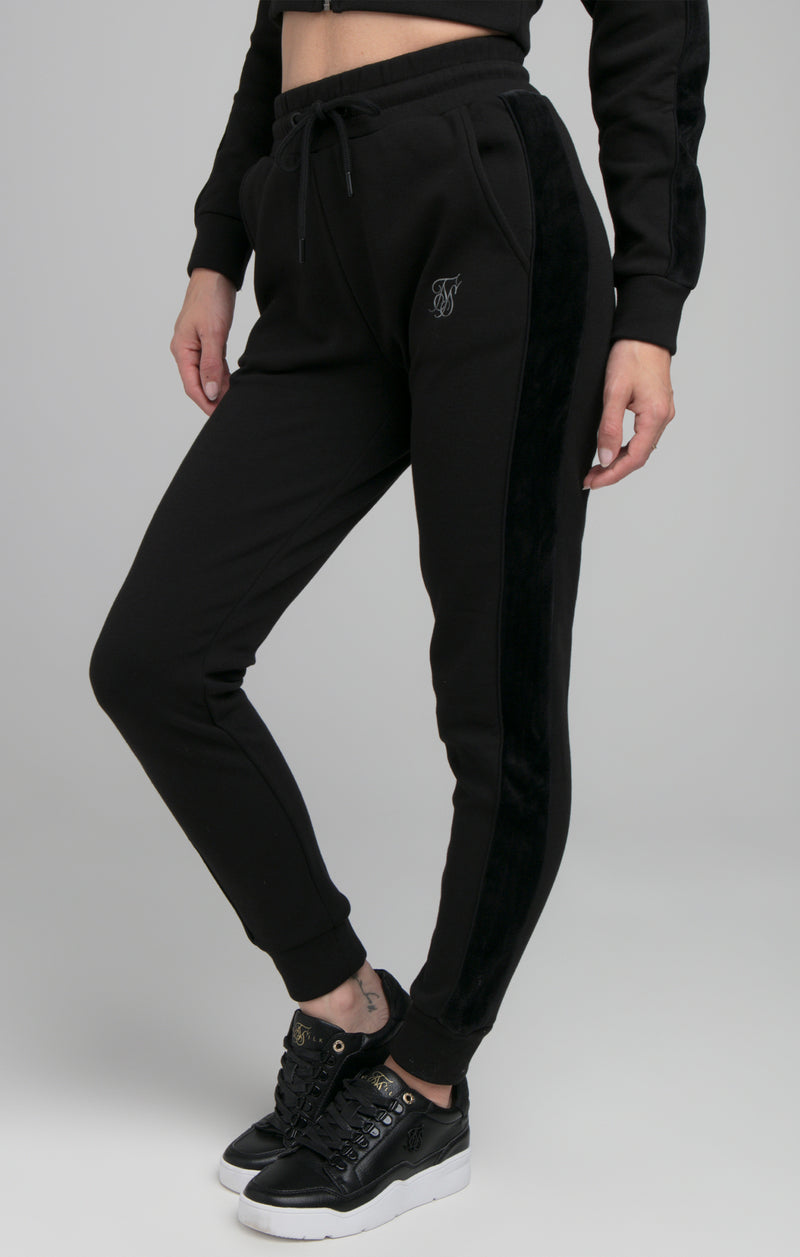 SikSilk Opulent Track Pants - Black