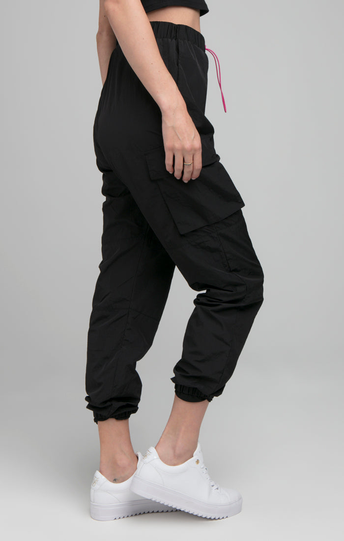 SikSilk Cargo Shell Pants - Black (1)