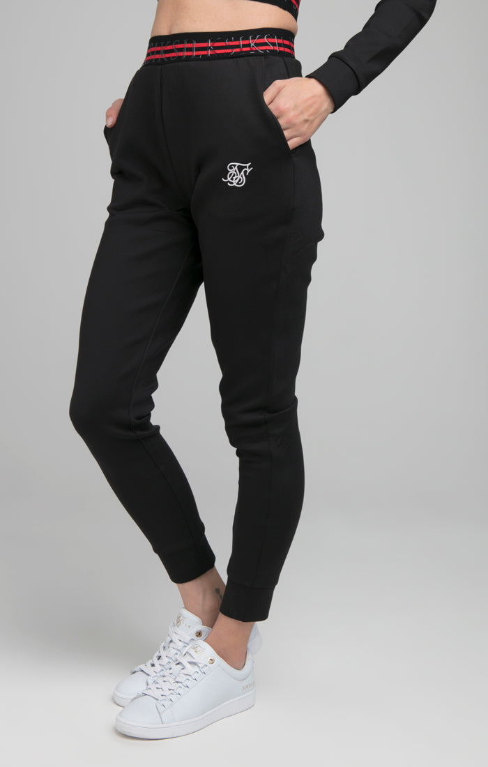 SikSilk Exhibit Pro Track Pants - Black