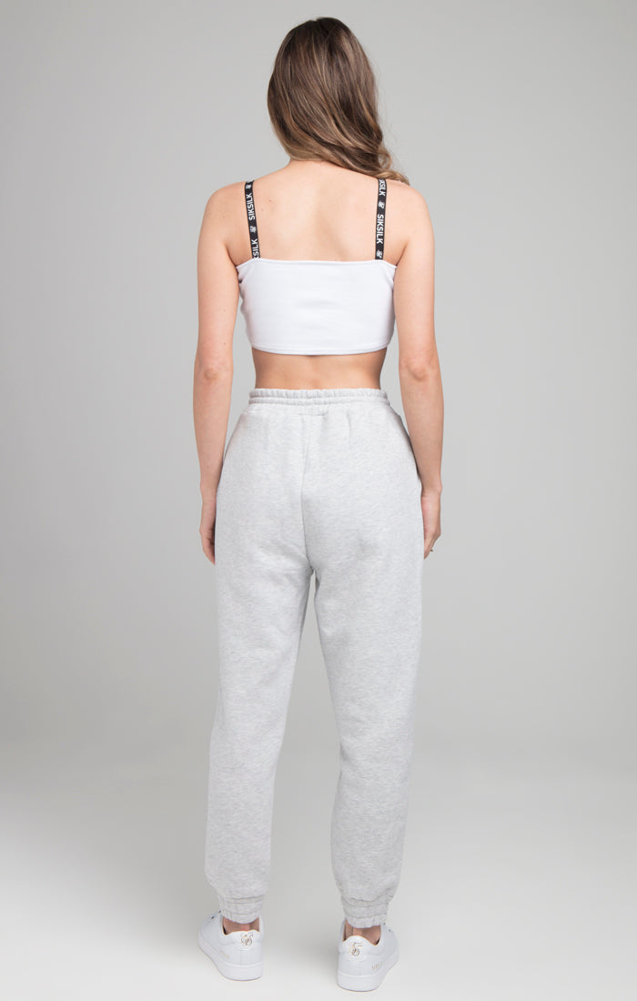 SikSilk Oversize Jogger - Ice Grey Marl (2)