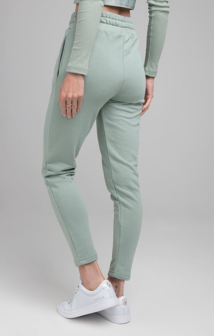 SikSilk High Waist Joggers - Sage (2)