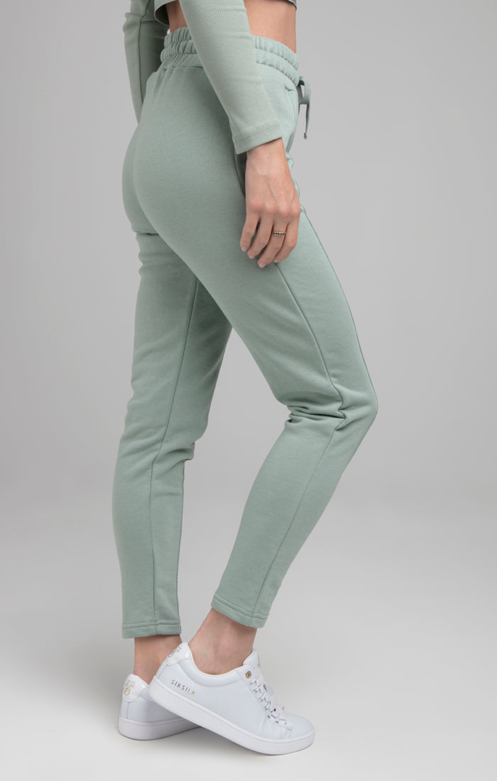 SikSilk High Waist Joggers - Sage (3)