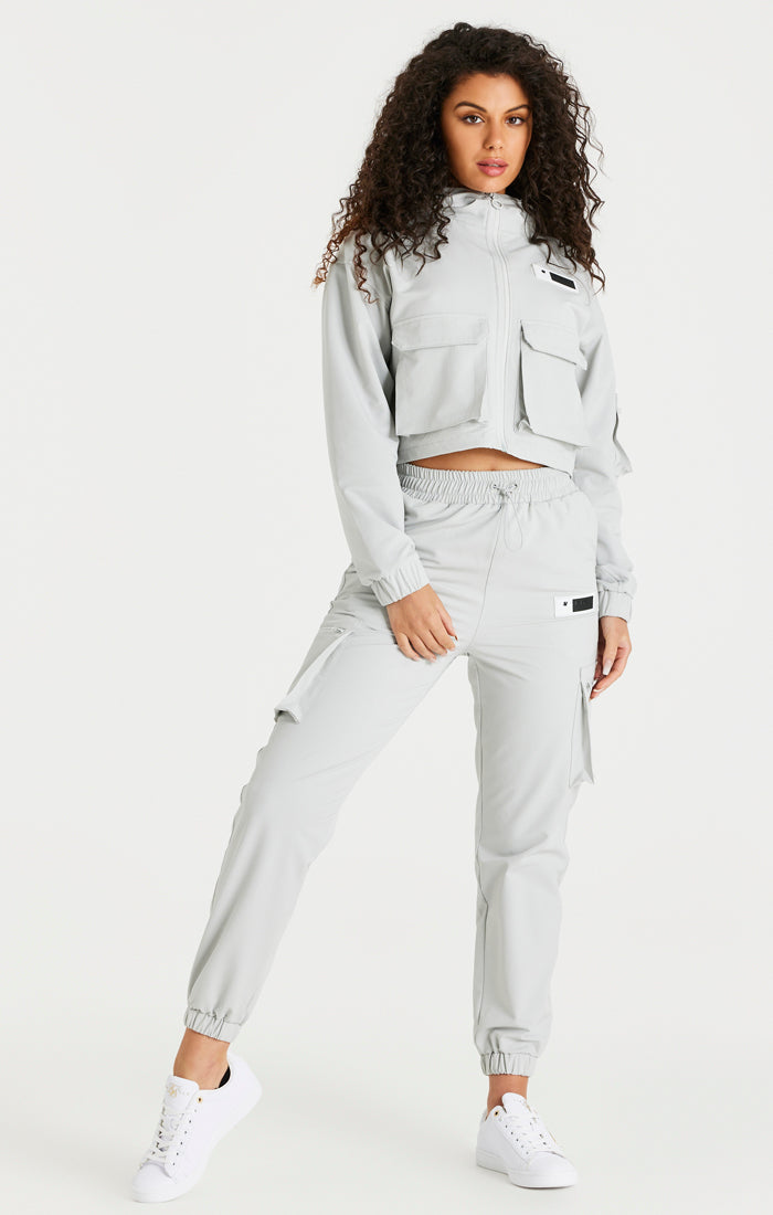 Load image into Gallery viewer, Grey Cargo Track Top (1)
