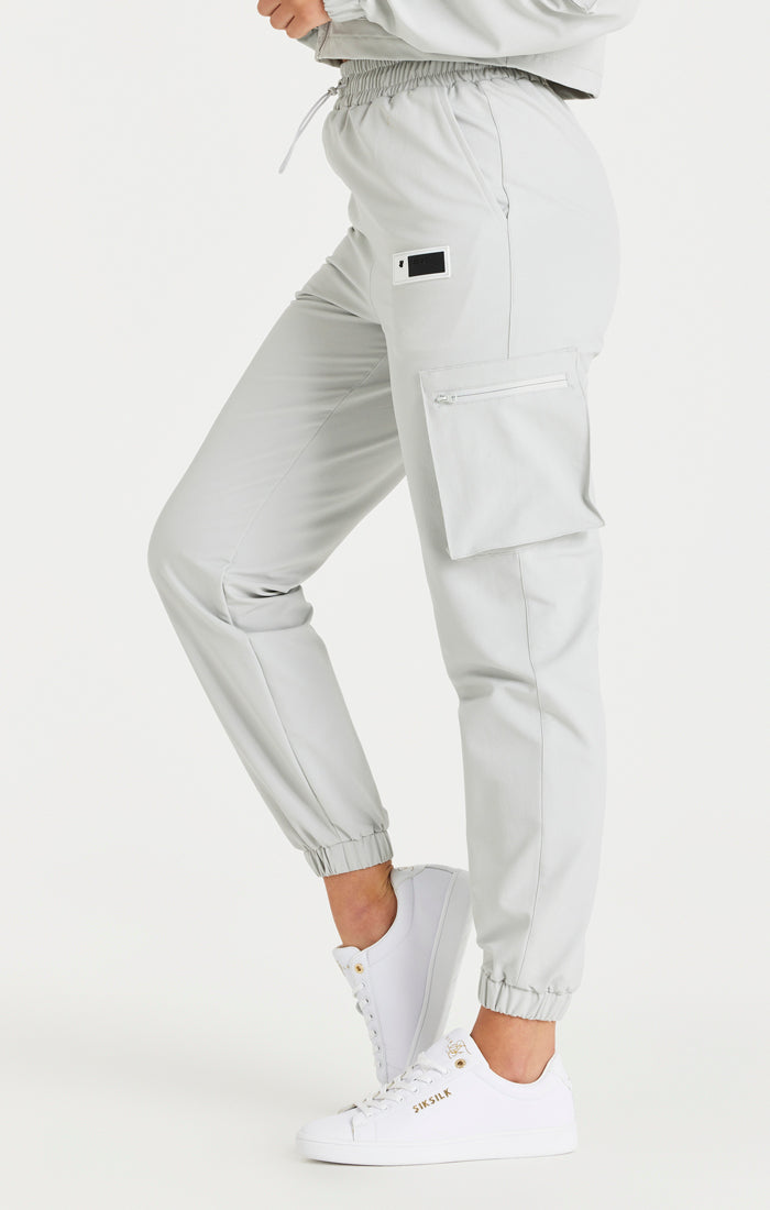 Load image into Gallery viewer, Grey Cargo Track Pant (1)
