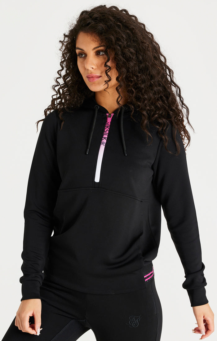 Black Fade Zip Track Top (1)