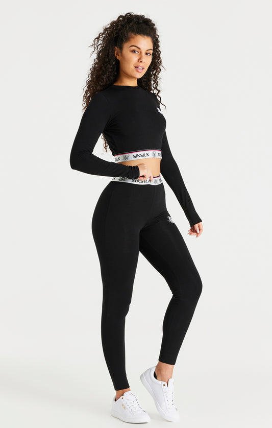 Black Crop T-Shirt