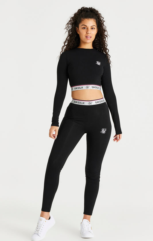 Black Crop T-Shirt