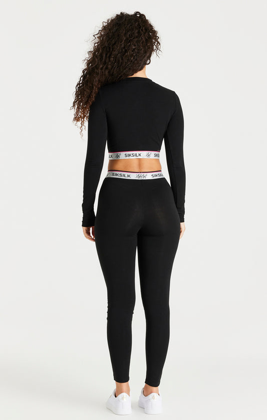 Black Crop T-Shirt