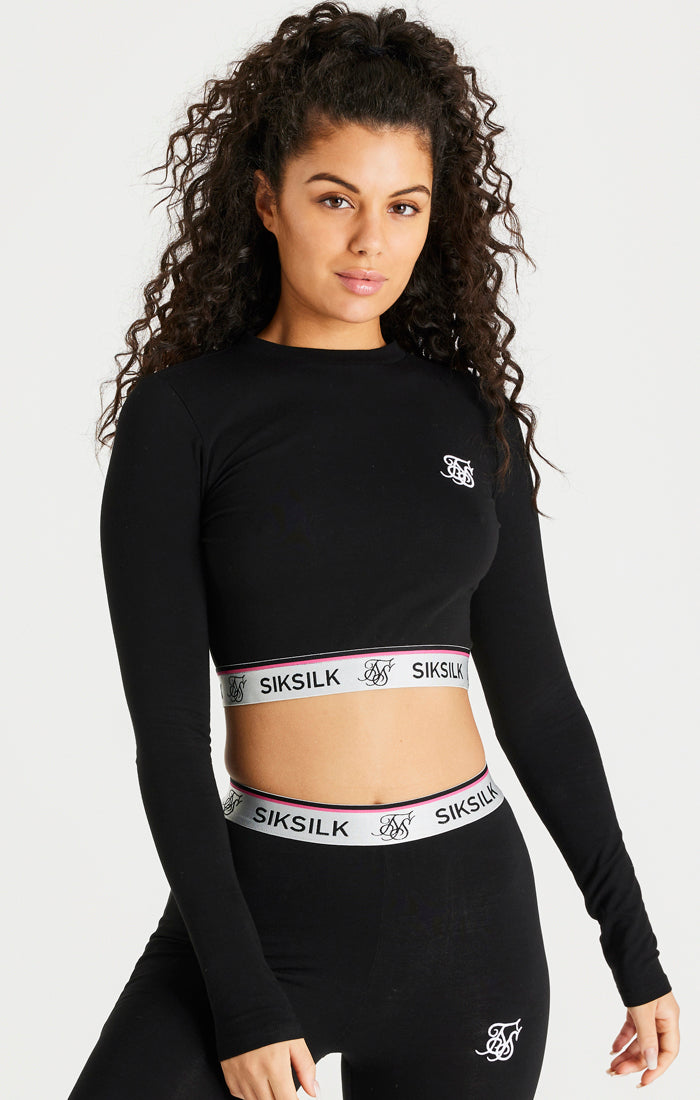 Black Crop T-Shirt