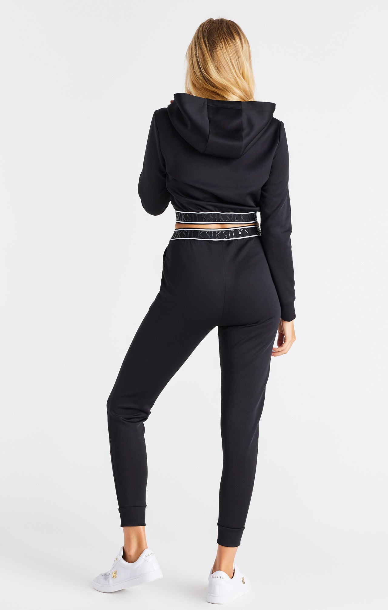 Black Tape Cropped Track Top (4)