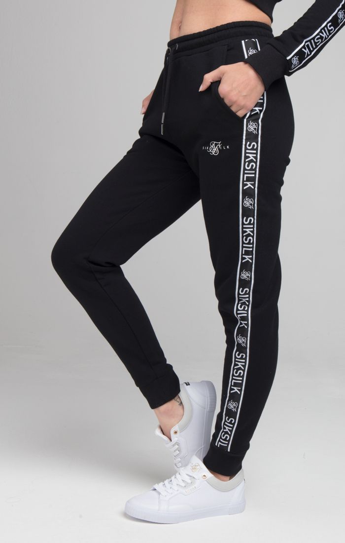 SikSilk Tape Track Pant - Black