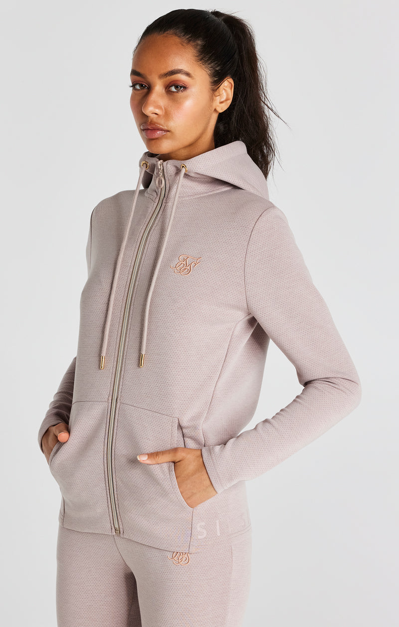 Washed Pink Track Top