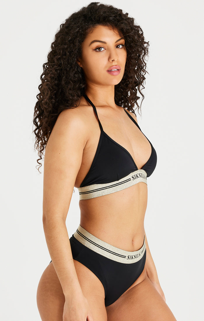 SikSilk Supremacy Bikini Top - Black