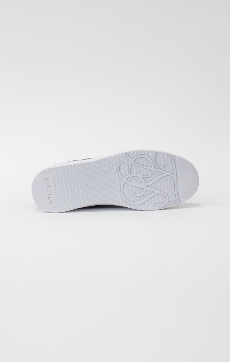 Black Croc Effect Low-Top Trainer (1)