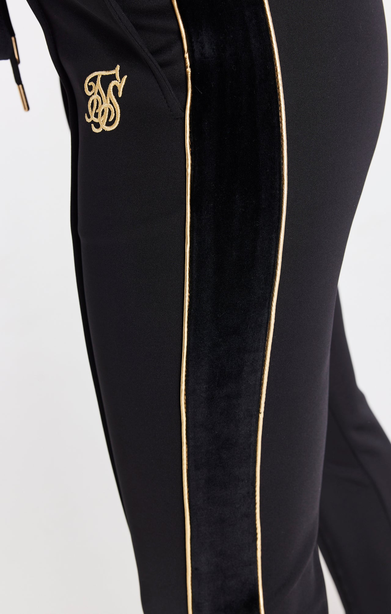 Black Retro Classic Track Pant (4)