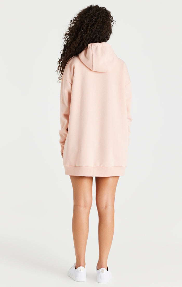 Pink Oversize Hoodie Dress (3)