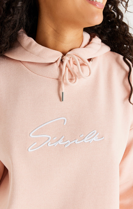 Pink Oversize Hoodie Dress