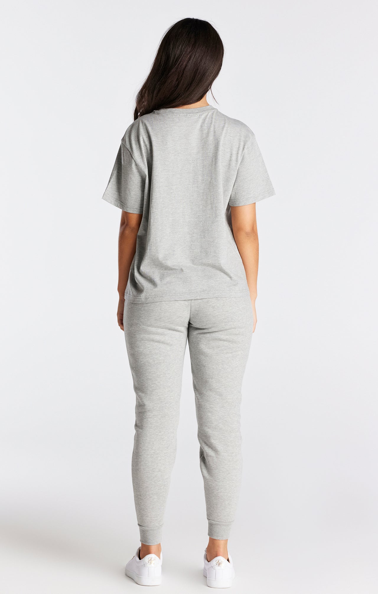 Grey Marl Essential Boyfriend T-Shirt (4)