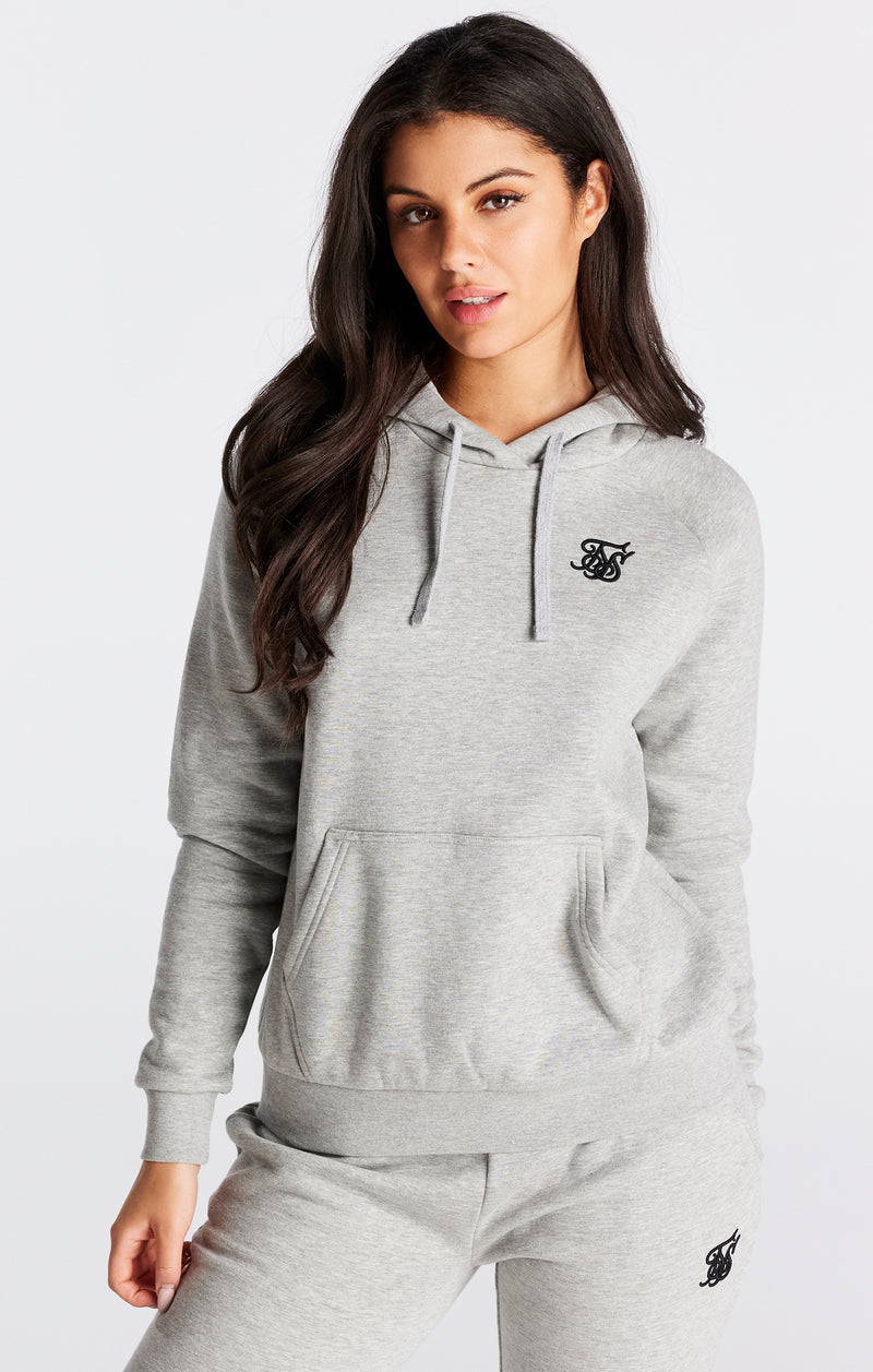 Grey Marl Essential Overhead Hoodie