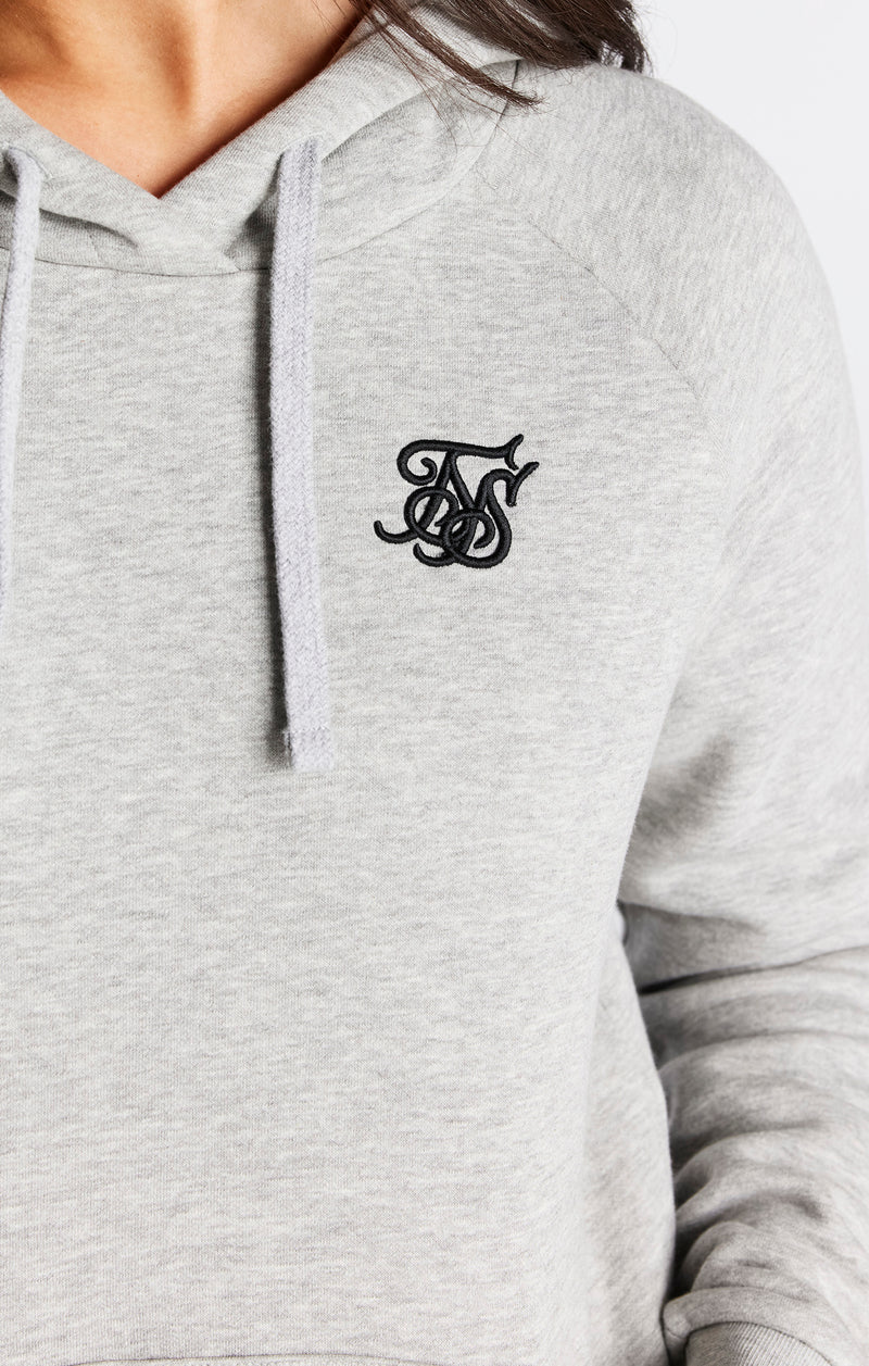 Grey Marl Essential Overhead Hoodie (1)