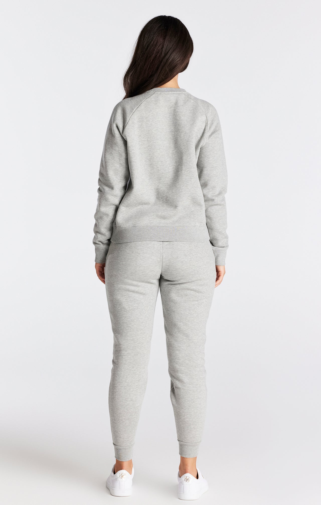 Grey Marl Essential Crew Sweatshirt (4)