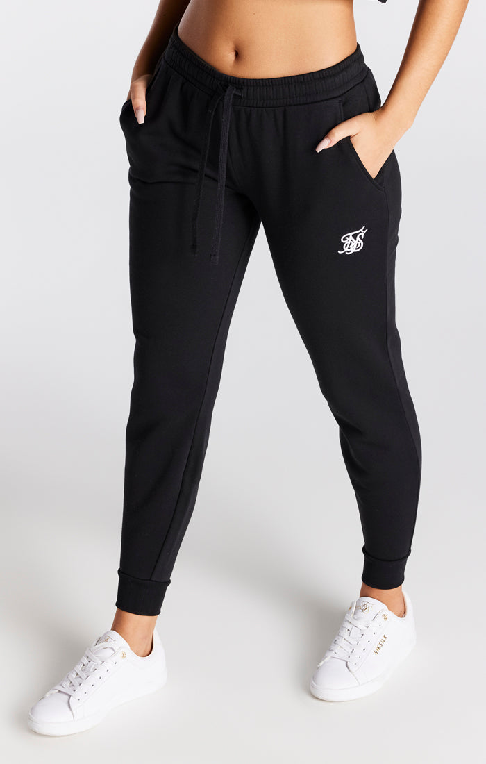 Black Essential Cuffed Jogger