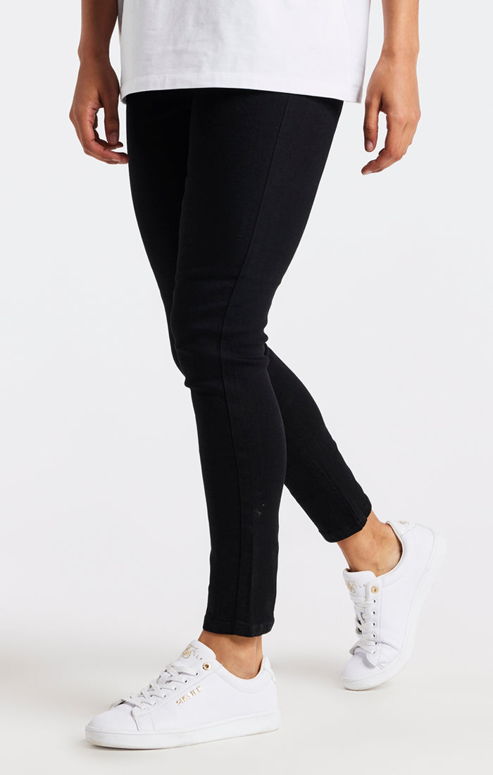 Load image into Gallery viewer, Black Essential Skinny Denim Jean