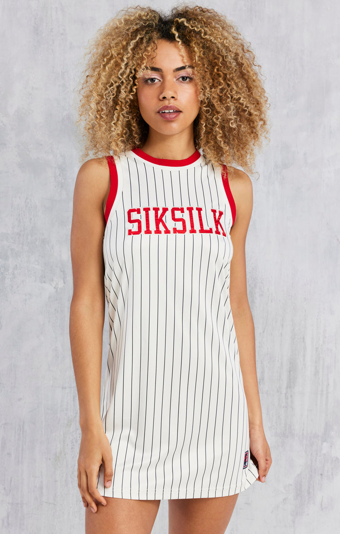 Load image into Gallery viewer, Space Jam X SikSilk Basketball Dress - Ecru