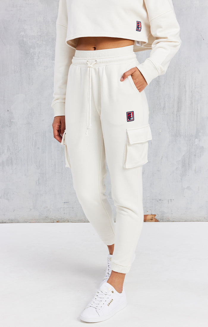 Space Jam X SikSilk Utility Cargo Pants - Ecru