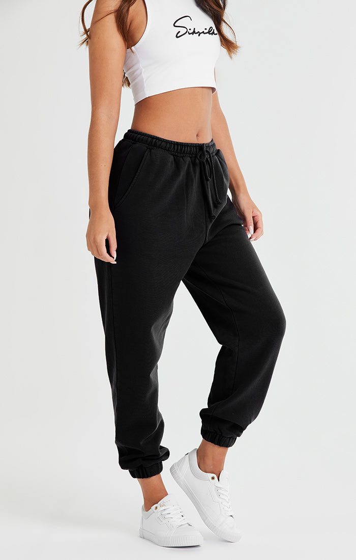 SikSilk Oversize Jogger - Black
