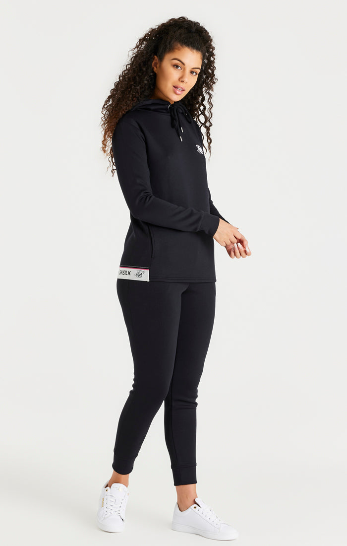 Load image into Gallery viewer, Black Overhead Hoodie (4)