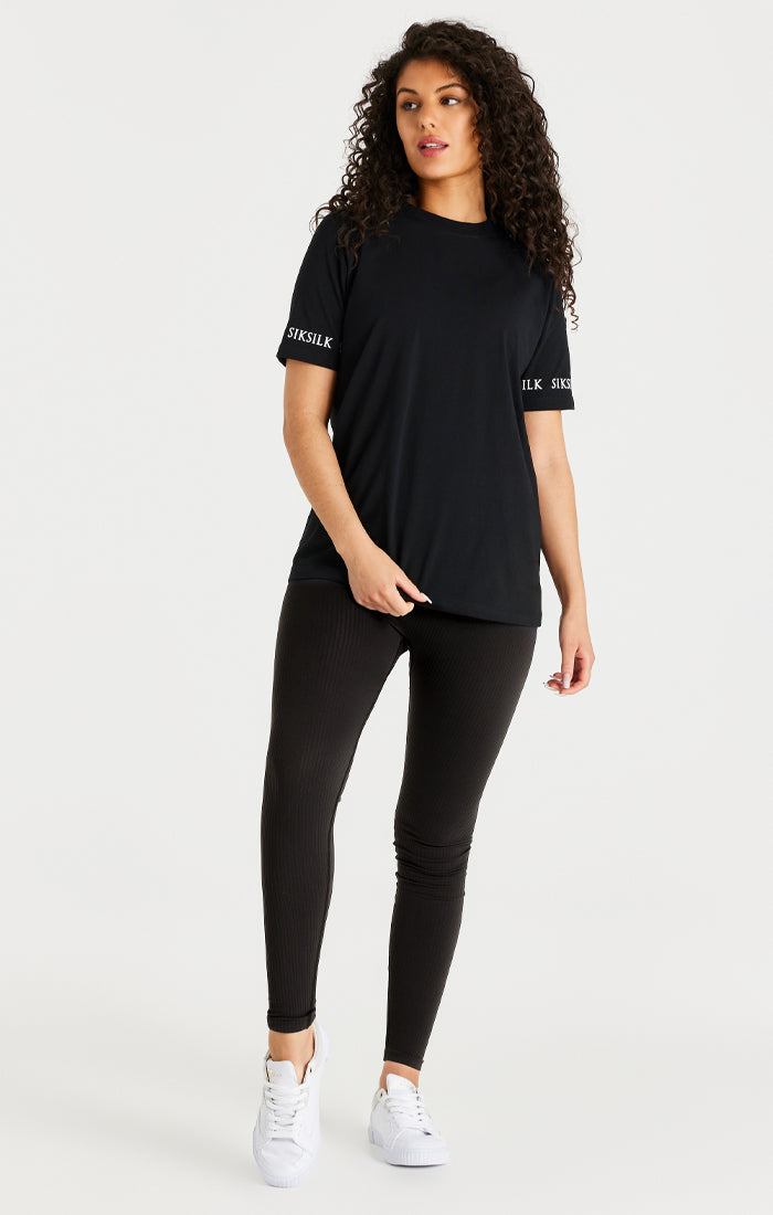 Load image into Gallery viewer, Black Oversize T-Shirt (3)