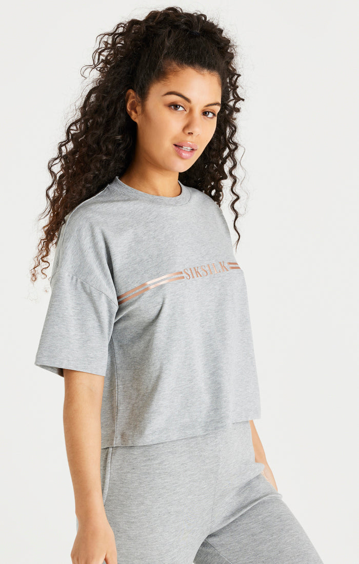 Grey Marl Box T-Shirt
