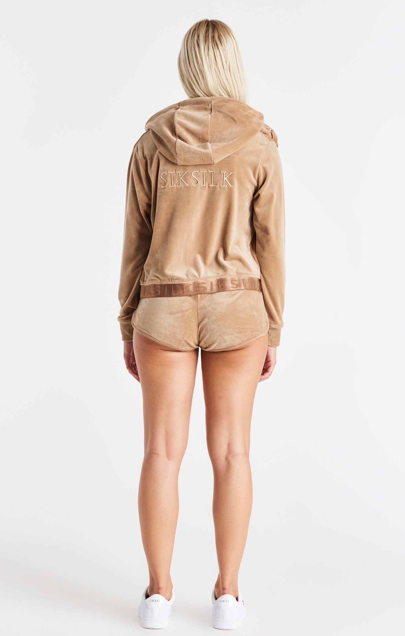 Load image into Gallery viewer, Gold Velour Zip Thru Jacket (7)