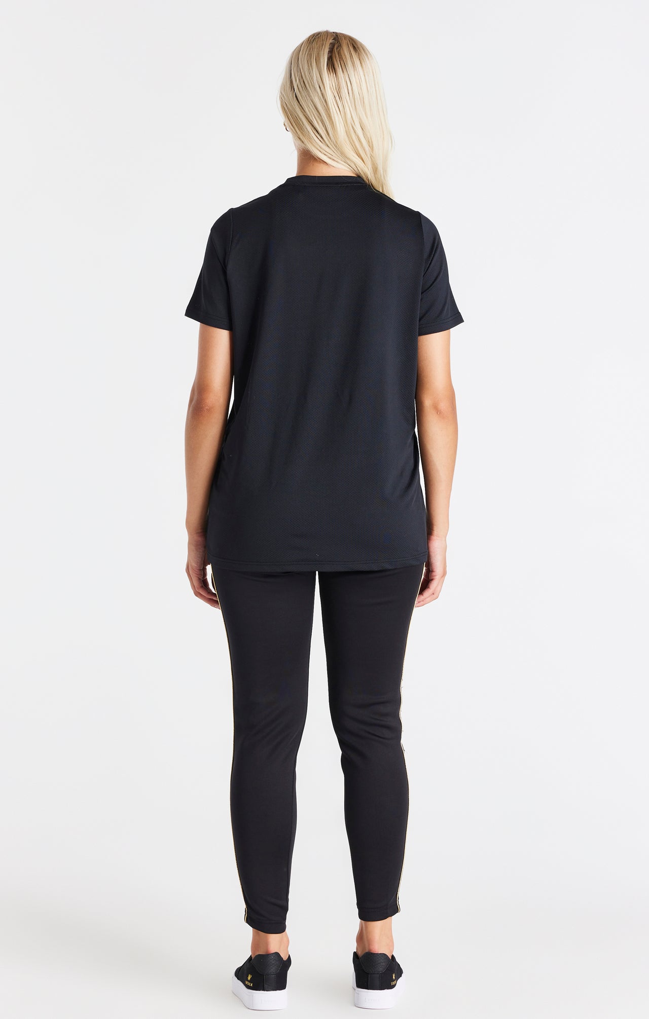 Black Oversize Mesh T-Shirt (4)