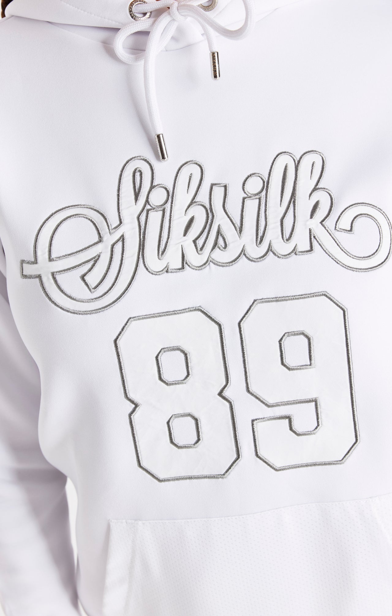 SikSilk Basketball Hoodie - White (1)