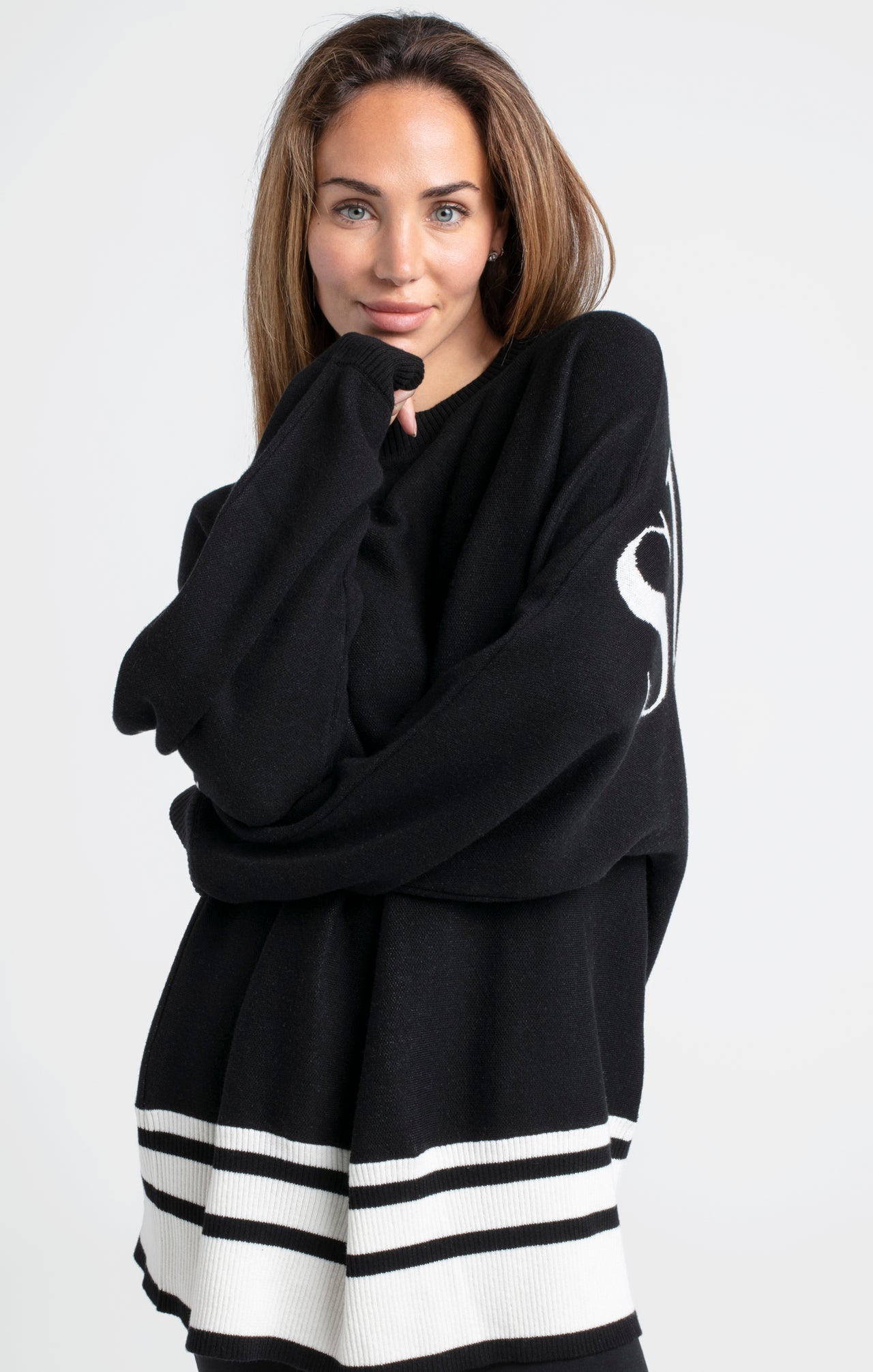 Black Knit Jumper (2)