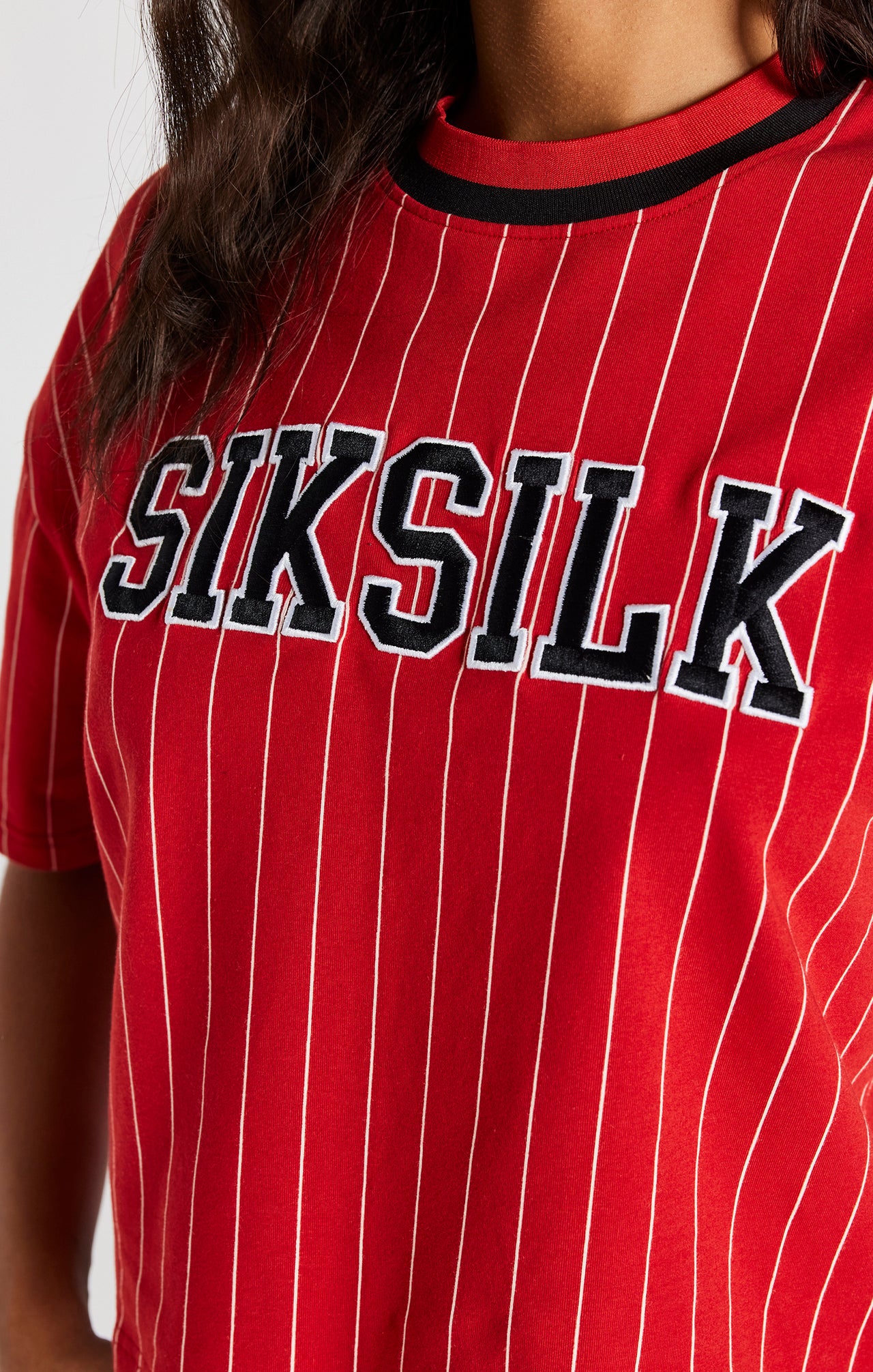Red Baseball Stripe T-Shirt (1)
