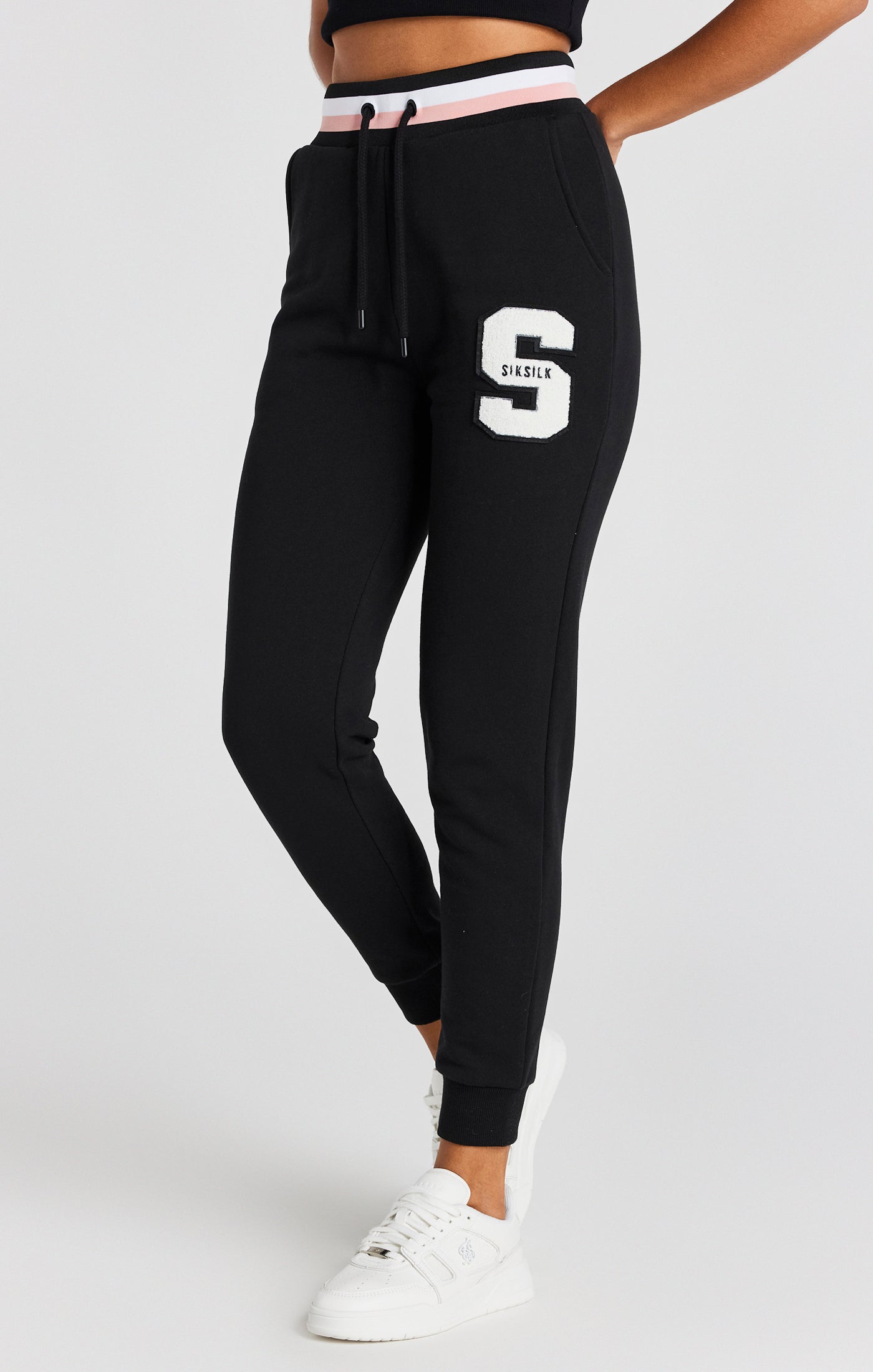 Siksilk black online joggers