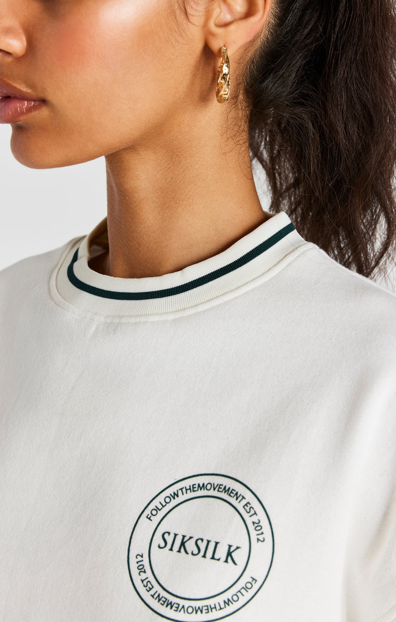 Ecru Crop Sweatshirt (1)