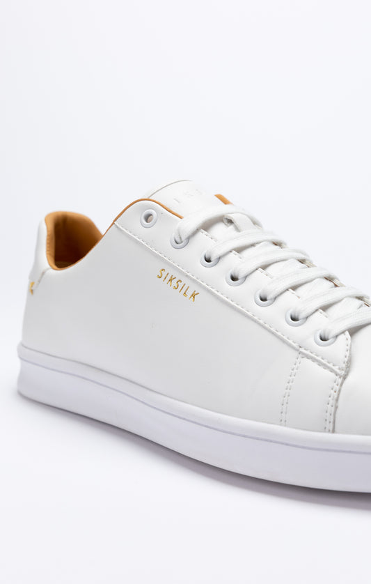 White Low-Top Casual Trainer