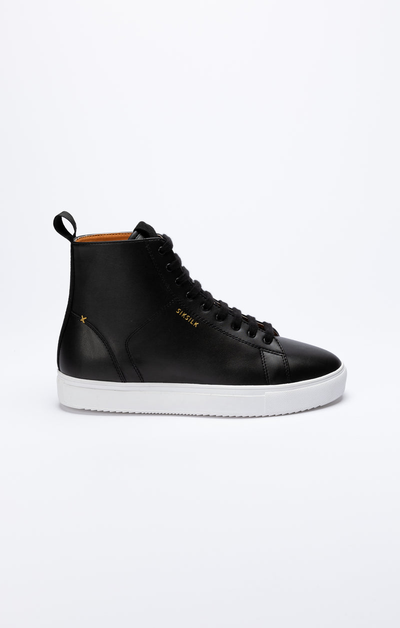 Black Classic High-Top Trainer