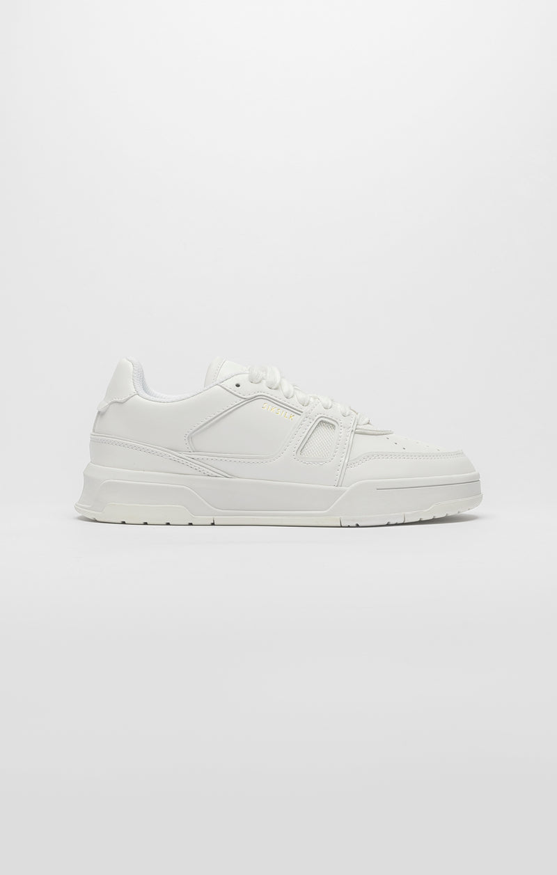 White Low-Top Court Trainer