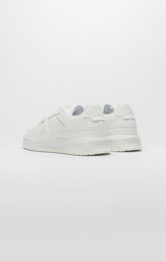 White Low-Top Court Trainer