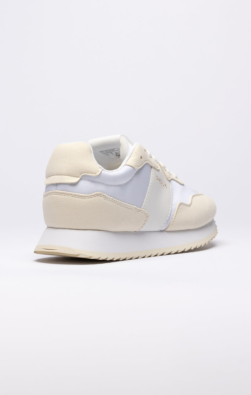 White Retro Running Trainer (1)
